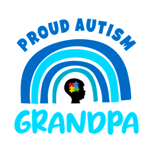 Proud Autism Grandpa T-Shirt