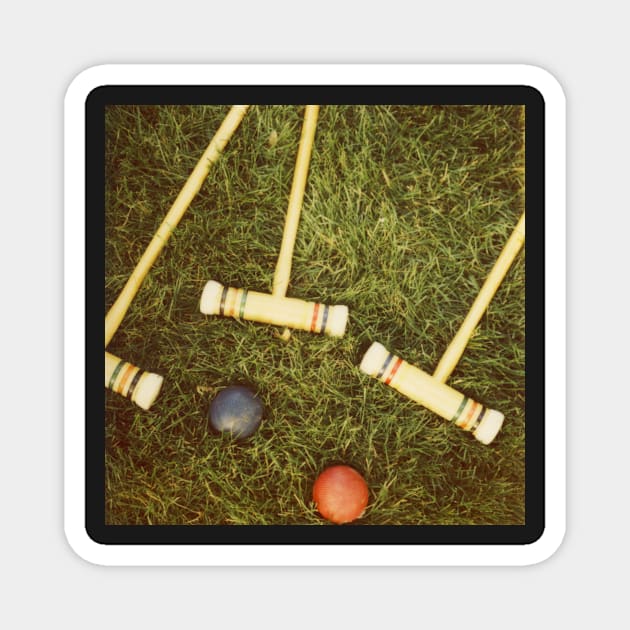 Croquet Magnet by ALICIABOCK