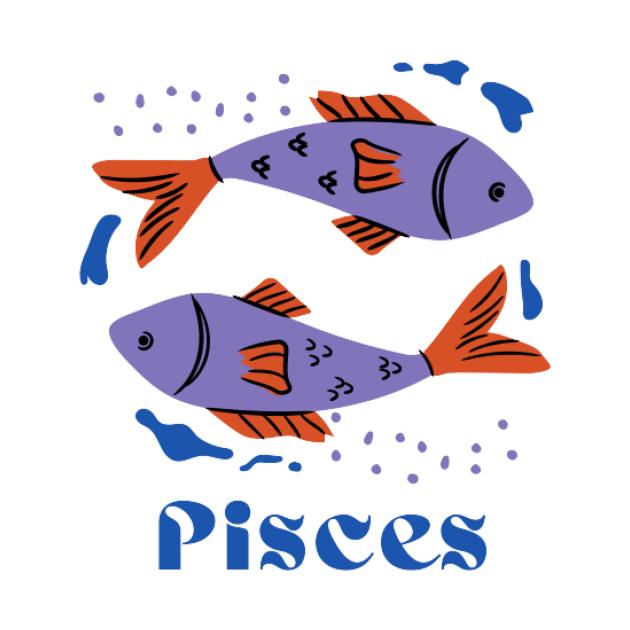 Pisces Star Sign by Quirky Quote Designs