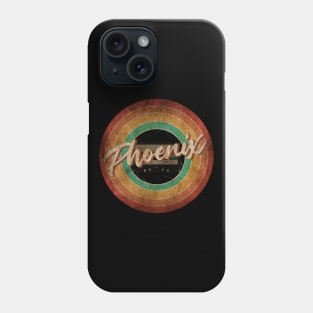 Phoenix Vintage Circle Art Phone Case