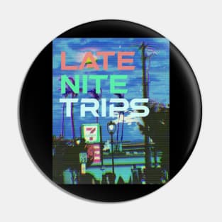 late nite trips color logo Pin