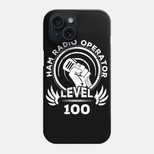 Level 100 Ham Radio Operator Gift Phone Case