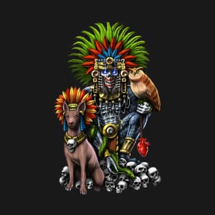 Aztec God Mictlantecuhtli T-Shirt