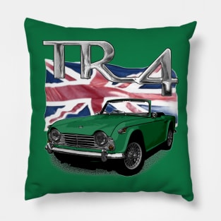 TR4 Triumph Pillow