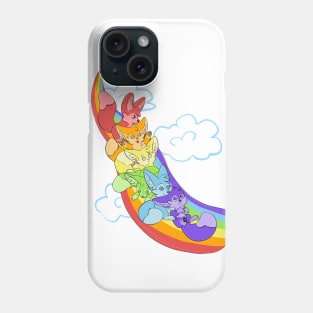 Rainbow fennec fox Phone Case