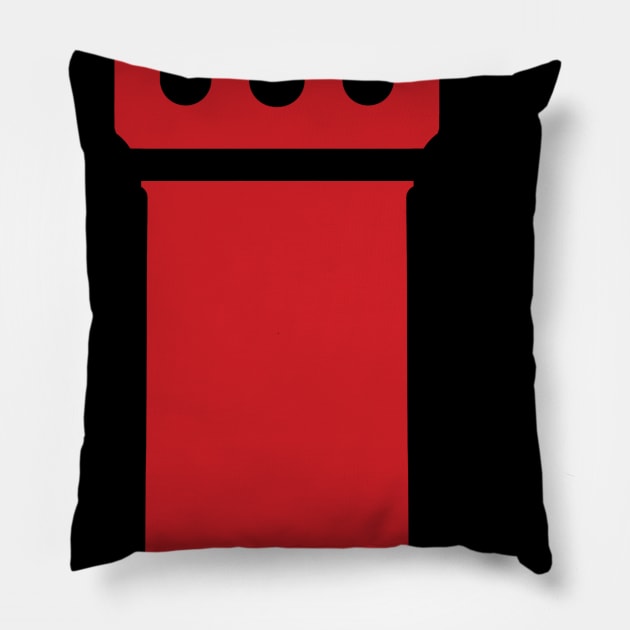 The Red Rook Pillow by PunTee