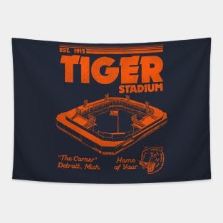 Defunct Tiger Stadium Detroit Michigan Tapestry