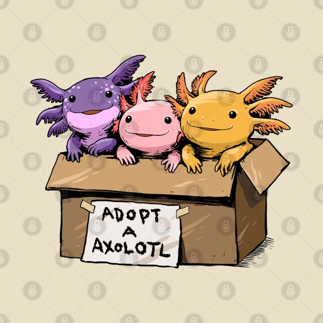 Axolotl in a Box: The Cutest Pet You'll Ever Get! by GoshWow 