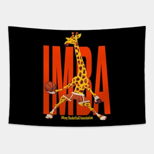 Giraffe tee, Basketball tee, NBA tee, Cute giraffe tee, Funny giraffe Tapestry