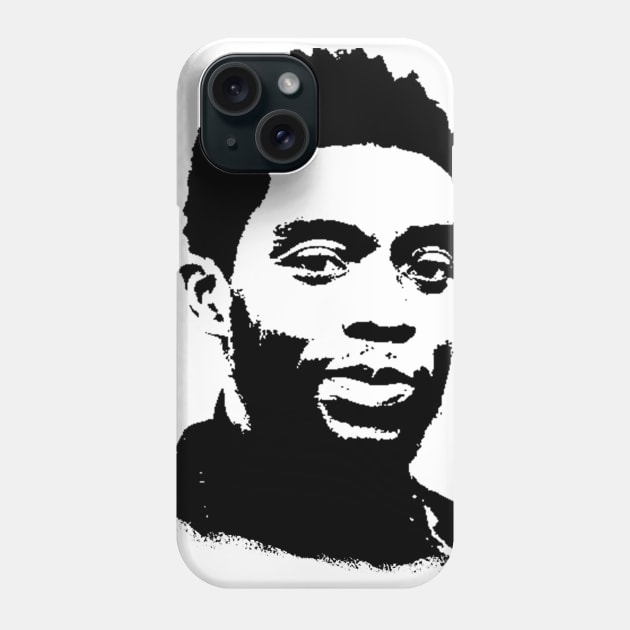 chadwick boseman portrait Phone Case by phatvo