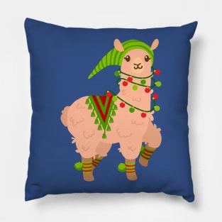 Christmas Llama 2 Pillow