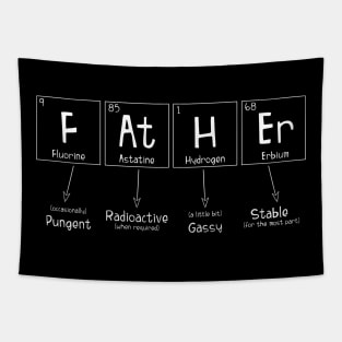 Periodic Table of Elements Father Tapestry