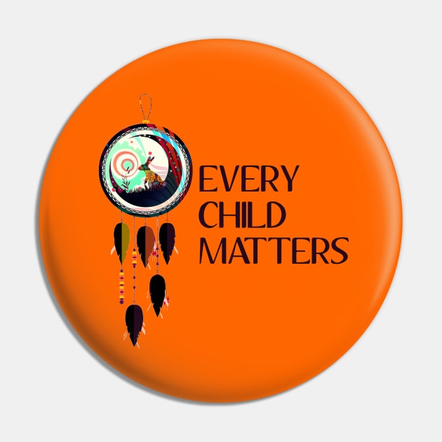 Every Child Matters - Select ORANGE Pin by INLE Designs