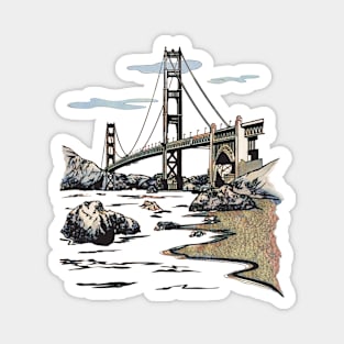 Golden Gate Bridge San Francisco Magnet