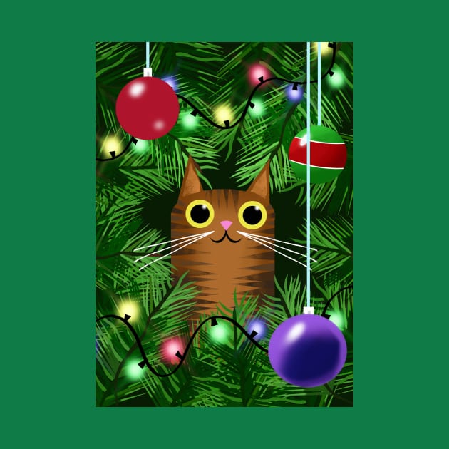 Cat and Christmas Tree by Scratch