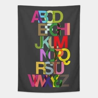 ALPHABET MINIMALIST Tapestry