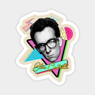 vintage Elvis Costello Design Magnet