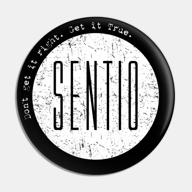 Sentio Logo with Front Outline Pin by Barn Shirt USA