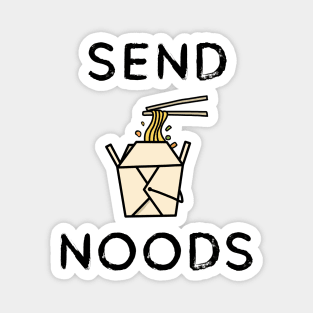 send noods asian food funny Magnet