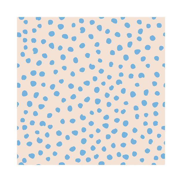 Modern Polka Dot Hand Draw Vector Background Pattern Seamless by MichelMM