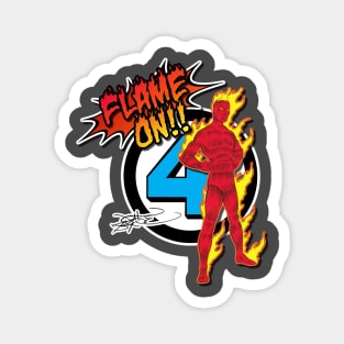 Flame On! Magnet