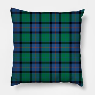 Flower of Scotland Tartan | Blue and Green Scottish Plaid Pillow