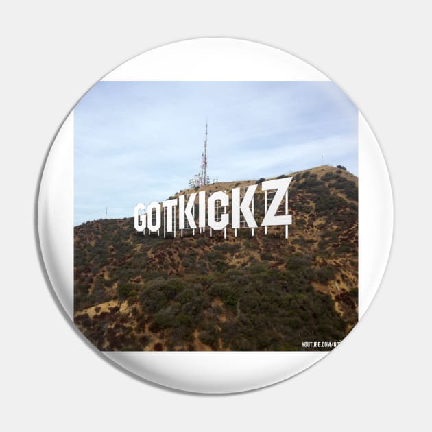 GOTKICKZ Logo (Mountain Sign) Pin by GOTKICKZ
