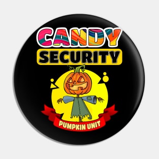 Halloween Candy Security - Jack o Lantern Pin