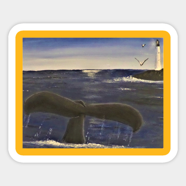 Whales Tail Whales Tail Sticker Teepublic