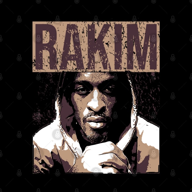 Rakim Allah, vintage poster by Degiab