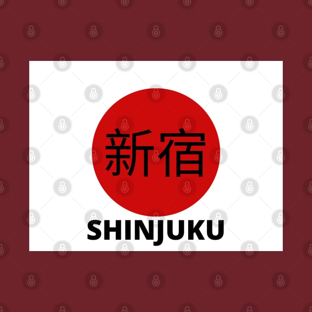 Shinjuku in Kanji by aybe7elf