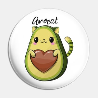 Cute Cartoon Kawaii Avocado Pin