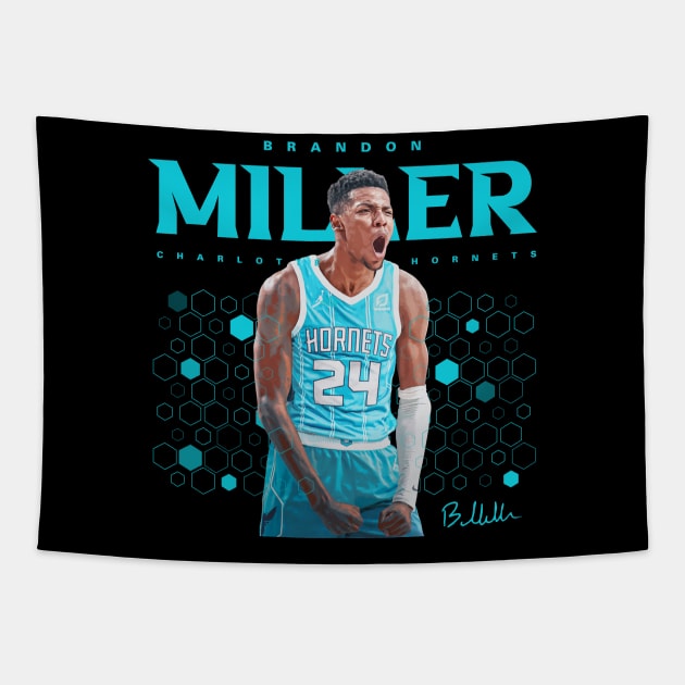 Brandon Miller Tapestry by Juantamad