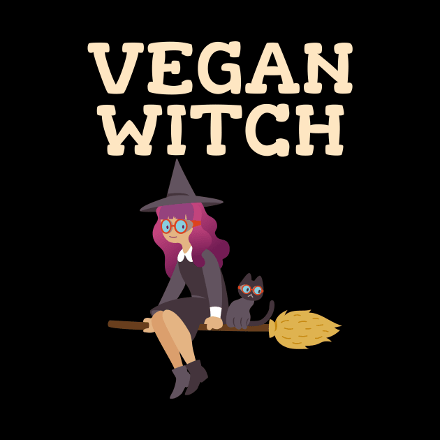 Proud Vegan Witch - Magical Vegan Woman by Herbivore Nation - Vegan Gifts