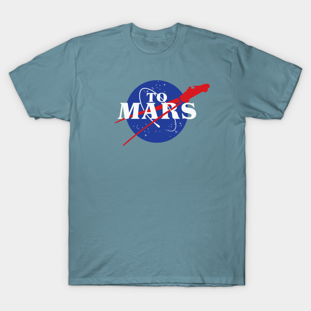 Discover To Mars - Space - T-Shirt