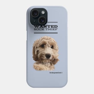 Cockapoo / Doodle Dog Sock Thief Phone Case