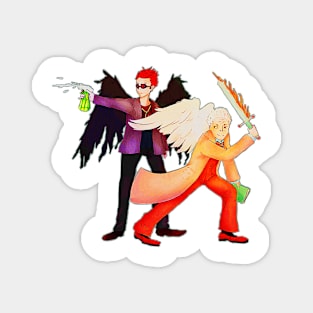 Good Omens-Fanart Design Magnet