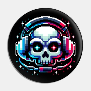 Gamer skull Pin