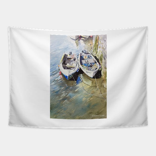 Two Boats Tapestry by arlyon