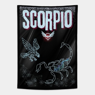 Scorpio - Scorpio Zodiac Sign Tapestry