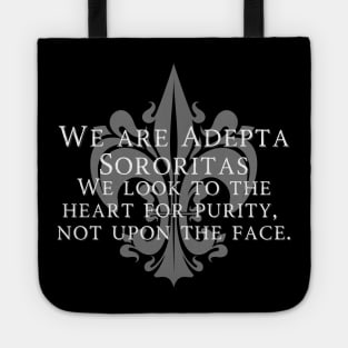 "We Are Adepta Sororitas" Sisters Of Battle Print Tote