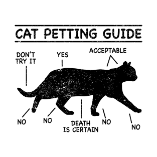 Cat Owner Petting Guide T-Shirt