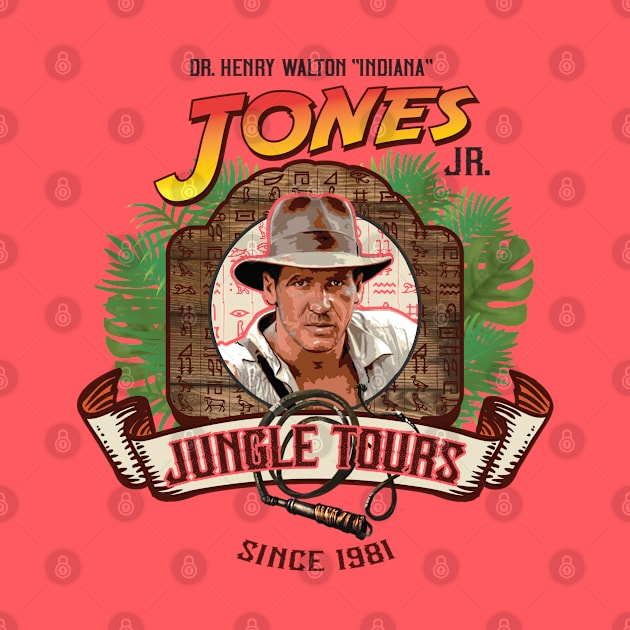 Dr. Jones Jungle Tours by Alema Art