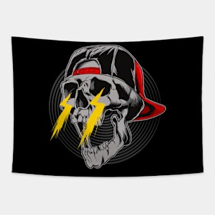 death and lightning Tapestry