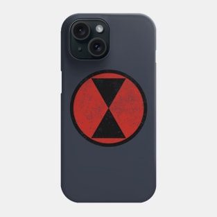 7th Infantry Division (distressed) Phone Case