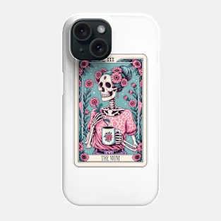 The Mom Tarot Card Skeleton Mothers Day Witch Mom Skull Mama Phone Case