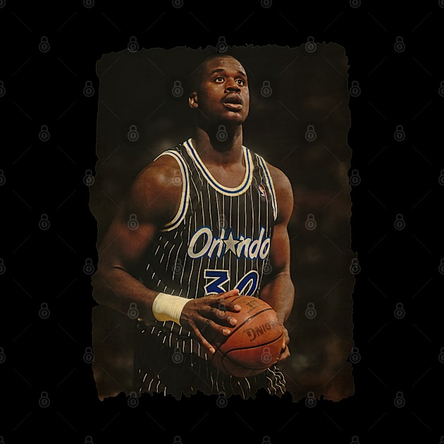 Shaquille O'Neal in Orlando Magic Vintage by CAH BLUSUKAN