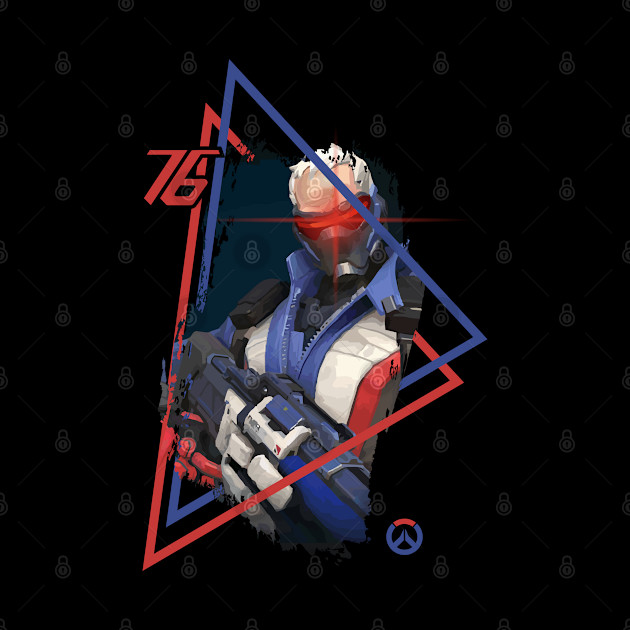 Soldier 76 Overwatch - Soldier 76 - Phone Case