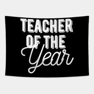 Teacher Of The Year  Teacher Gift Tapestry