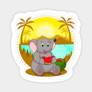 BEACH PLEASE, ELEPHANT Magnet